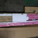 Twin Size Bed with LED Lights & Charging Station for Girl , Upholstered Storage Headboard Platform Twin Size Princess Bed Frame, No Box Spring Needed,Noise-Free, Pink