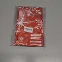 Red Winter Christmas Pillow Covers 12x20, Red Christmas Room Decor, Xmas Hello Winter Snowflake Holiday Lumbar Throw Pillow Covers for Home Bedroom Living Room