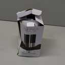 Electric Salt and Pepper Grinder Set Automatic Battery Pepper Mill Shakers Adjustable Coarseness Upgraded Larger Capacity with Led Home and Kitchen Appliances Birthday Gifts for Women Mom (Black/Black)