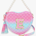 Birthday Purse Gifts for Little Girls - Girls Heart Purse Kids Crossbody Bag Princess Handbags Shoulder for Christmas Gift F