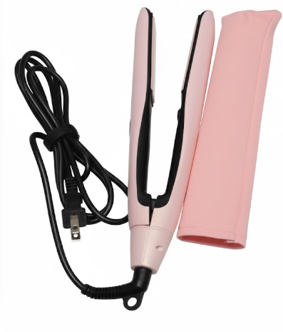 Small Flat Irons for Short Hair, 5s Ultra Fast Heat Up Pencil Flat Iron, Negative Ions Mini Flat Iron for Edges, 3/10'' Travel Mini Hair Straightener with Digital Temp Control, Easy to Use