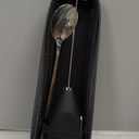 Electric Milk Frother Drink Mixer ROMAUNT Handheld Electric Battery Operated Frother Coffee Stainless Steel Foam Maker Perfect for Espresso, Latte, Cappuccino with Bonus Protective Case, Mix Spoon