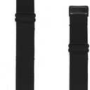 k Adjustable Elastic Bands, Wrist and Ankle bands with Tri-glide Slider for Fitbit Charge 5/6, Stretchy Band for Men and Women, Black, Medium