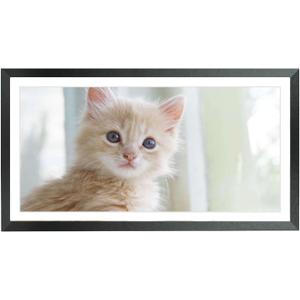 Mxtallup 11x21 Picture Frames Solid wood, Display Pictures 9x19 Inch With Mat or 11x21 Inch Without Mat, Poster Frames 9x19 in Photo Frames Wood Black (T22B1121W919)