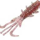 Adygil Fishing ADSL210/BRC55 Soft Silicone Lures for Bass, Trout, Crappie, 60pcs/Pack, 6 Colors, 10pcs Each Color.