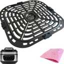 ALJ 6QT Air Fryer Grill Plate for Power XL Grill Air Fryer Combo 6QT 12-in-1 Indoor Slow Cooker, Upgraded Air Fryer Grill Pan Crisper Tray Plate Insert Grate Rack Grid Shelf for Power XL 6QT Air Fryer