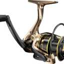 Spinning Reel 1000-6000 | Graphite Body & Hybrid Drag System, 9+1 Bearings, 5.5:1 Gear Ratio for Versatile Freshwater Fishing