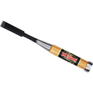 OHKANBOSHI Japanese Woodworking Chisel "Oire Nomi", Carving, Mortising, Dovetailing, Red Oak Handle, Made in Japan (15mm - 5/8")