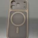 TOCOL for Phone 17 Pro Case, Full Camera Protection, Built-in Magnetic Ring, Compatible with Magsafe Charger, Drop Protection, Translucent Matte Phone Case for Phone 17 Pro 6.3 inch (Desert)