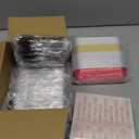 selizo 60 Pack 6.8oz Mini Loaf Baking Cake Pans with Lids, Rectangle Disposable Aluminum Foil Loaf Baking Pans, Small Baking Cake Tins Cup Cake Containers for Individual Cakes (Multi-colored)