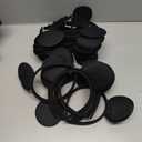 CHuangQi 20pcs Mouse Ears Headband, Solid Black