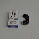 6 Foot Braided Nylon Micro Black Chrome USB Charge/Sync Cable