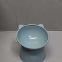 9 Pcs Plastic Raised Cat Bowls Bulk Elevated Tilted Dishes 15 Degrees Tilted Anti Vomiting Friendly Food Water Feeder Pet Slanted Stand Bowl for Indoor Cats Shelter(Cute,Pastel Color)