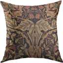 Mugod Decorative Throw Pillow Cover for Couch Sofa,Honeysuckle William Morris Vintage Design Home Decor Pillow Case 18x18 Inch
