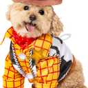 Toy Story: Woody Pet Costume for For Dogs or Cats by Rubies, Medium