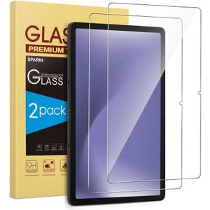 SPARIN 2 Pack Screen Protector for Samsung Galaxy Tab A9 Plus 11 Inch 2023, Case Friendly Tempered Glass HD Clear film for Samsung Tablet A9+ (SM-X210/X216/X218)