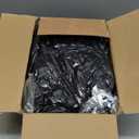 (No Filler Bean Bag Chair Cover Without Filler,Big Round Soft Fluffy PV Velvet Washable Bean Bag Lazy Sofa Bed Cover for Adults,Living Room Bedroom Furniture Outside,5ft Black