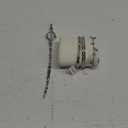 Anne Klein Women's Premium Crystal Accented Silver-Tone Watch and Bracelet Set