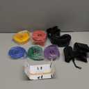 Resistance Bands Set - Pull Up Bands for Men Women, Exercise Bands Resistance with Door Anchor, Training Poster & Pouch for Body Stretching, Pull Up Assist ((15-170LBS) - Colorful-black/red/yellow/purple/green/blue)