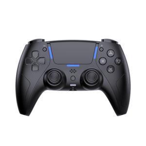 JDDWIN LED Wireless Gaming Controller for PS5/PC/Android/IOS/MAC/Steam Deck,Hall Effect Joystick, Bluetooth, 3.5mm Audio Jack, Dual Vibration, 6-Axis Motion Contro Gamepad with Speaker (Black)