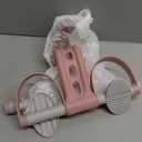 YOTTOY Pedal Resistance Band, Thick Elastic Tension Rope with Handles, Sit-Up Pull Rope Fitness Equipment for Leg, Arm, Abs, Waist, Home Gym & Yoga Training (Pink)