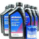 AC Delco DexosD 0w-20 Engine Oil and Oil Filter Change Kit For 3.0L Duramax Diesel LM2