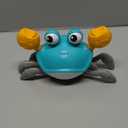 HONGID Crawling Crab Dog Toys,Escaping Crab Dog Toy with Obstacle Avoidance Sensor,Interactive Dog Toys with Music Sounds & Lights for Dogs Cats Pets,Christmas Toy Gifts for Puppy/Small/Medium Dogs