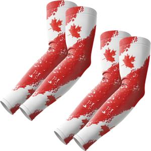 2 x ROXUN Arm Sleeves Cooling UV Sun Protection Sport Compression for Men Women
