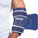 Magic Gel Elbow Ice Pack Wrap - Reusable and Adjustable Arm Sleeve for Cold Compression - Pitchers Tennis Players Baseball Players Men Women - Easy to Freeze
