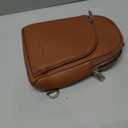 INICAT Small Travel Purse, Anti Theft Crossbody Bag for Women, Brown