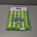 Towels, Quick Dry, Sand Resistant, Light Weight and Compact (Thin Stripe Green, 78 x 35 Towel)
