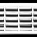 HVAC Premium 36 x 6 Duct Opening Steel Return Air Filter Grille, for 1-inch Filter, Removable Door, Flat Stamped HVAC Vent Cover Grille, Outer Dimensions 38.5 x 8.5