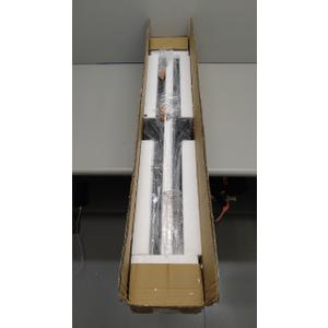 EDISHINE 2 Pack Modern Outdoor Wall Lights Dimmable, 39.3" Linear Led Exterior Wall Light, 3CCT, Iron & PC, IP65 Waterproof, Long Exterior Lighting Fixtures for Front Door, Stair, Black (39.4 IN)