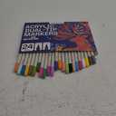 ARTISTRO 24 Acrylic Paint Markers for Rock, Fabric, Wood, Glass, Craft, Decoration - Dual-Tip Paint Pens - Stocking Stuffers, Christmas Gift Idea for Teens, Grandkids, Kids - Art Supplies