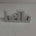 CERAMIC SIGN HELLO 3PCS