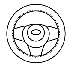 Blue Steering Wheel Cover