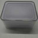 6 Pcs Large Fruit Containers For Fridge, Airtight Food Storage Containers with Removable Colander, Dishwasher & Microwave Safe, Berry Produce Container Keep Vegetable, Fruit, Meat Fresh Longer