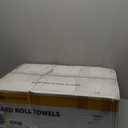 AmazonCommercial 1-Ply White Hardwound Paper Towels (416970)|Bulk for Business |High Capacity Roll |Compatible with Universal Dispensers|FSC Certified |800 feet per Roll (6 Rolls)