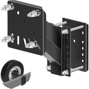Trailer Spare Tire Mount Bracket, Heavy Duty Spare Tire Carrier Mount for Boat and RV, Fits 5 & 6 & 8 Lugs Wheels on 4.5'',4.75'',5.0",5.32",5.5",6.5",6.7",7.1" or 7.9" Bolt Patterns 160 Lbs