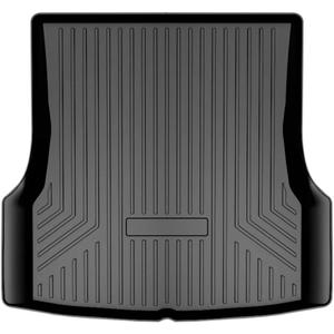 Mixsuper Custom Fit Rear Cargo Liner for Tesla Model S 2012-2020 All Weather Trunk Liner Cargo Mat Black (Not Fit 2021 Tesla Model S Plaid/Long Range)