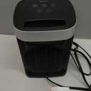 Small Portable Space Heater for Indoor Use - VOCRS 1500W PTC Electric Heater with Thermostat, Remote Control, 12H Timer, Eco and Fan Mode, Rapid and Safe Heating for Bedroom, Office