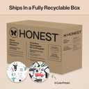 The Honest Company Comfort Dry Disposable Daytime Diapers for Sensitive Skin, Hypoallergenic, Space Travel + Big Trucks, Super Club Box Size 4 (2237 lbs) 104 Count