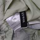 Women's Chiffon Deep V Neck Long Sleeve Maxi Dresses Slit Elastic Waist A Line Flowy Dress, 2XL