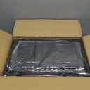 Shoe Organizer Shoe Storage Boxes, 6 Pack Large Drop Front Shoe Boxes with Magnetic Door, Clear Plastic Stackable Shoe Containers (Black)