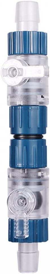 MiOYOOW Aquarium Hose Valve, Fish Tank Hose Connector Fishbowl Water Flow Control Valve with Quick Release Handle for Aquariums Fish Tanks (12mm-16mm)