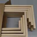 2 Set Large Wooden Tiered Riser Display Stands for Vendor Events,Stackable Perfume Organizer Cologne Stand for Men Women,Wooden Cupcake Dessert Stand,Wood Dessert Table Display Set,Food Display Risers for Party12-11.2-10.4-9.6IN