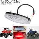 FVRITO 12V Front Head Light Lamp and Rear Brake Tail light for 50cc 70cc 90cc 110cc 125cc Taotao 110B Coolster 3050C Vitacci HAWK Peace Roketa Sunl BMS RPS Raider 6 ICEbear Chinese Quad ATV 4 Wheeler