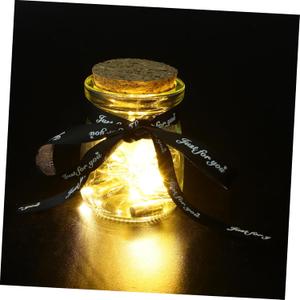 Mini Love Letter Capsule Bottle Led Message Wishing Paper Diy Drift Bottle Colorful Letter Envelope for Valentine's Day Random Color