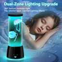 Cool Jellyfish Lamp Remote Dimmable Control Multi & 17 Color Changing Mood Light Gifts for Kids,Holiday Gift of Adult and Kids,for Room Decoration and Set The Mood