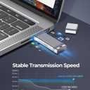 ORICO USB 3.0 Flash Drive Memory Stick Thumb Drive 512GB, Portable High Speed Metal USB Drive Data Storage Compatible with Computer/LaptopUSSD